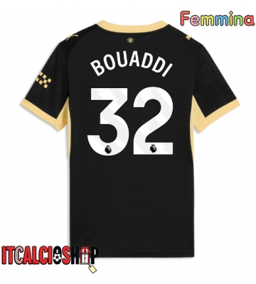 Manchester City Ayyoub Bouaddi #32 Seconda Maglia Femmina 2026-27 Manica Corta